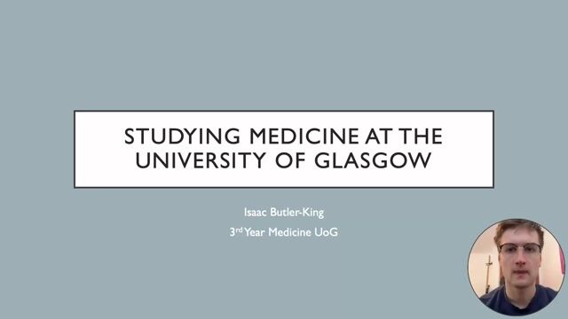 Studying Medicine at Glasgow